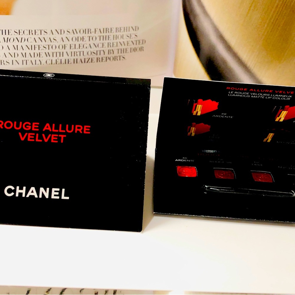 Chanel rouge allure velvet samples